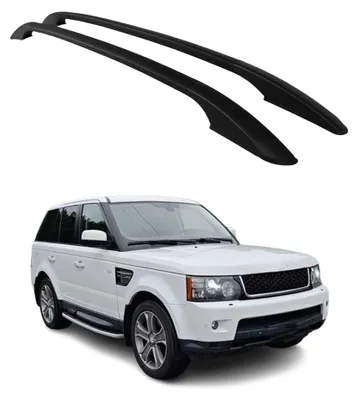 Image de Barres de toit longitudinales pour Land Rover Range Rover Sport 2005-13 Alu Noir