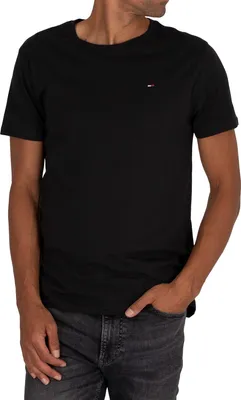 Produktbild von Tommy Jeans Herren Original Jersey T-Shirt, Schwarz XS
