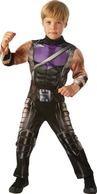 Produktbild von Avengers Assemble Hawkeye Kostüm für Kinder Kindergröße: 104