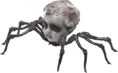 Image de Décoration Halloween 20 x 15 x 11 cm noir araignée