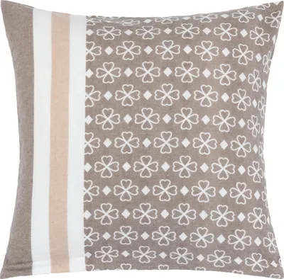 Obrázek produktu pro Povláček flanelový - 40x40 cm - Kávová,Bílá