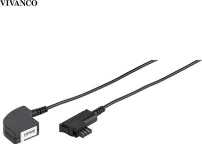Produktbild von VIVanco™Hochwertiges TAE-U Verlängerungskabel, RJ11 Stecker zu Stecker, 6-polig, 15m, kompatibel mit Telefon und Modem