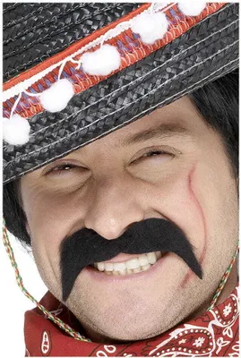 Produktbild von Oberlippenbart Wild West Bandit