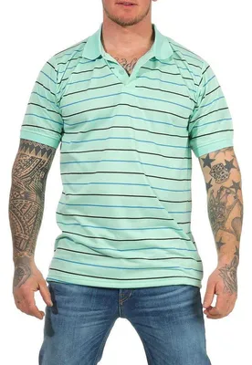 Produktbild von Herren Polo-Shirt Stretch Kurz-Arm; Mint-Grün/XL
