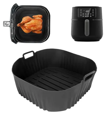 Silikonform für Philips Airfryer XXL 7,2L, schwarz