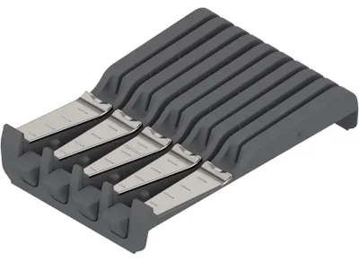 Produktbild von Orga-Line Messerhalter inox / staubgrau