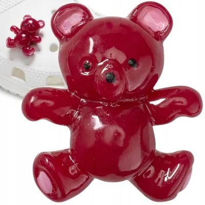 Produktbild von Crocs Jibbitz Schuh-Anhänger Teddybär für Crocs Schuhe - Niedliche Dekoration