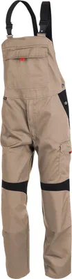 Produktbild von KÜBLER WORKWEAR Bekleidung 37575413-2599 Kübler Latzhose beige/schwarz Größe