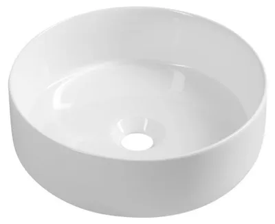 Produktbild von INFINITY ROUND Aufsatzwaschbecken, Durchmesser 36 cm, weiss