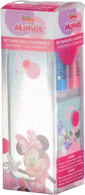 Produktbild von Disney Minnie Kreatives Schreib Malset mit Minnie-Motiv zum Ausmalen