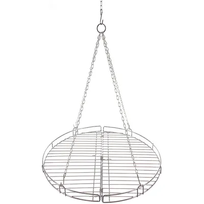 Produktbild von Fox Outdoor Grillrost aus Stahl, klappbar, mit Kette