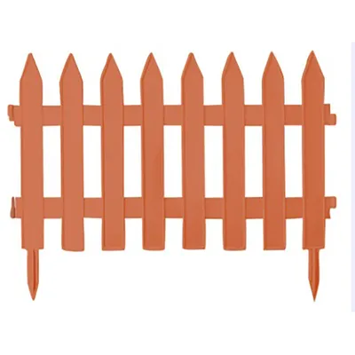 Produktbild von Gartenzaun Zierzaun Beeteinfassung L 322 cm - H 35 cm - Friesenzaun - Lattenzaun - Zaun für Gartenbeet - Beetumrandung