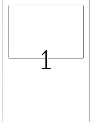Obrázok produktu pre Expedičný štítok+dodací list A4 biely 182x130 mm papier matný nepriehľadný 25 ks.