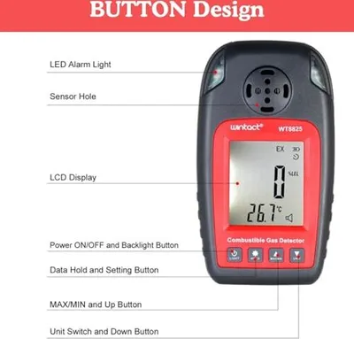 Produktbild von Jadeneshay Sauerstoffdetektor, O2 Monitor WT8821 0  25% Voltstester Analysator Handheld Tragbarer CO2 -Meter LCD -Laborlaborlabor öffentliche Laborpl