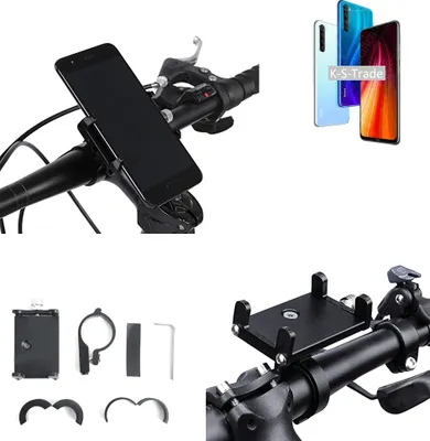 Produktbild von K-S-Trade Handyhalterung für das Fahrrad kompatibel mit Xiaomi Redmi Note 8 2021 Halter Lenkstange Fahrradhalterung Motorrad Bike Mount Befestigung
