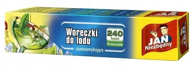 Zdjęcie produktu dla Jan Niezbędny Woreczki do Lodu 240 sztuk samozamykające
