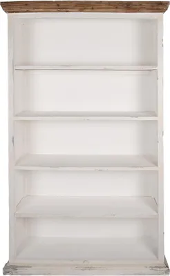 Produktbild von Clayre & Eef Bücherschrank 116x36x195 cm Weiß Holz