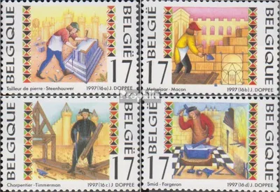 Produktbild von Briefmarken Belgien 1997 Mi 2773-2776 (kompl.Ausg.) postfrisch Handwerksberufe