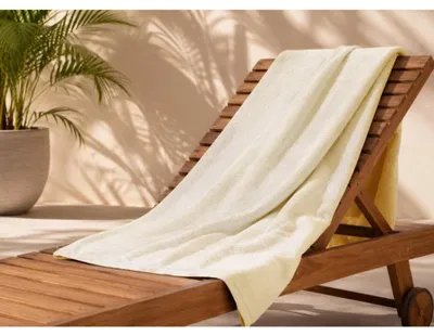 Produktbild von Frottee-Strandtuch - 100x150 cm - Beige
