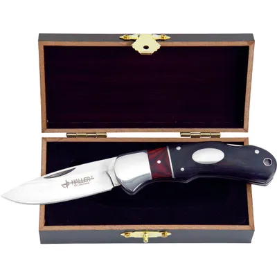 Produktbild von Haller Taschenmesser Tame Holzgriff /rot