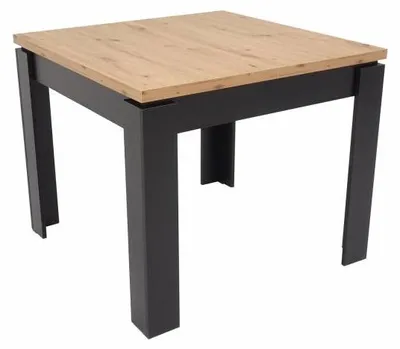 Zdjęcie produktu dla INSPIRO Stół rozkładany C-7 dąb Artisan/czarny 90–120 cm