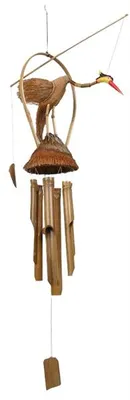 Produktbild von Windspiel Vogel COCOS, natur, groß aus Holz