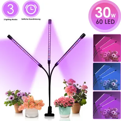Obrázek produktu pro Jayseuw LED lampa pro rostliny s plným spektrem světla pro rostliny v interiéru 30W rostoucí lampa rostoucí lampa