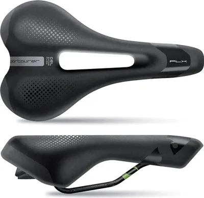 Immagine prodotto di Sella Selle Italia Flx Gel Flow nera 160 mm uomo, donna nera 160 mm
