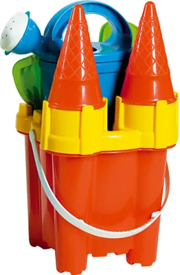 Produktbild von Androni Sandburgen-Set – Höhe 29 cm, Rot