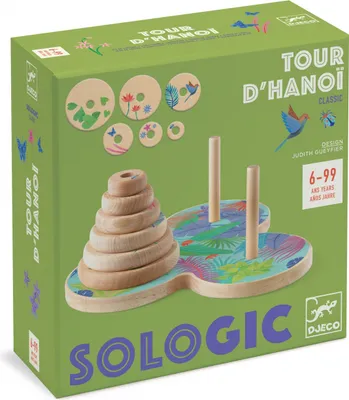 Immagine prodotto di Gioco di logica La Torre di Hanoi, Djeco