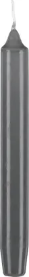 Produktbild von Leuchterkerzen, Tafelkerzen, Haushaltskerzen Grau, 250 x Ø 25 mm, 20 Stück