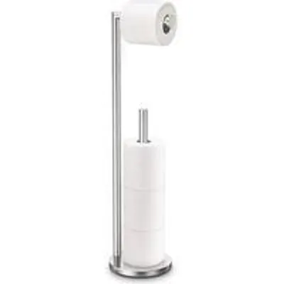 Image de Porte-serviettes de toilette sur pied - Antidérapant - Acier inoxydable - Pièce unique