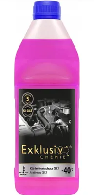 Produktbild von Exklusiv Chemie G13 Kühlerfrostschutz bis -40° - 1000ml - 5 Jahre | Kühlflüssigkeit Auto | G13 Kühlmittel Lila/ Violett | Gebrauchsfertig