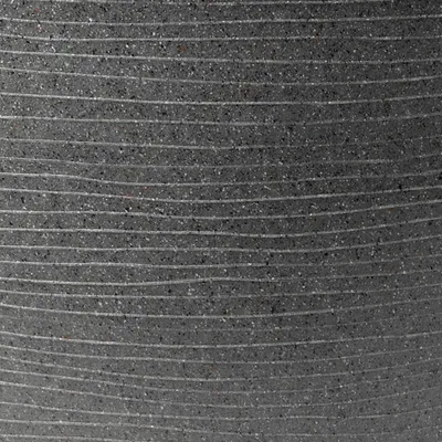 Produktbild von Capi Pflanzvase Arc Granite Konisch Niedrig 34x25 cm Anthrazit