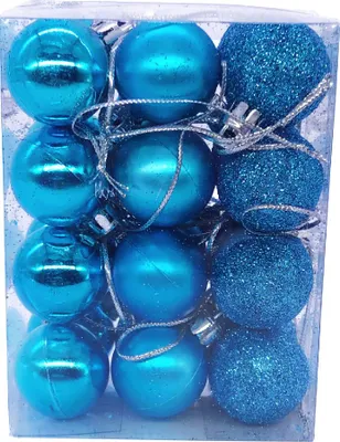 Needzo Seekuh-Weihnachtsbaumschmuck Aus Glas – Glitzernd, Mit Kranz, 12,7 Cm