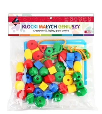 Image de Blocs géométriques 40 dans un sac 112534