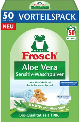 Produktbild von Frosch Sens.WM Pulver Aloe50WL