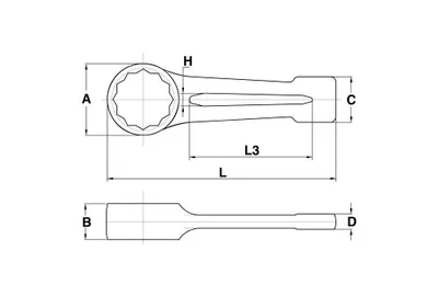 Immagine prodotto di Tengtools 160750105 Chiave Ad Anello Da 24 Mm 903024