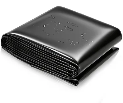 Obrázok produktu pre Ochranná fólia na jazierko, 3 m x 3 m, HDPE, hrúbka 0,2 mm, čierna