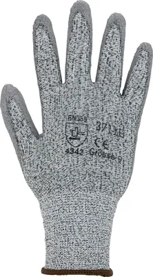 Image de Gants de protection anti-coupures Gr.7 gris/gris EN 388 PSA II HDPE m.PU 10 PA ASATEX