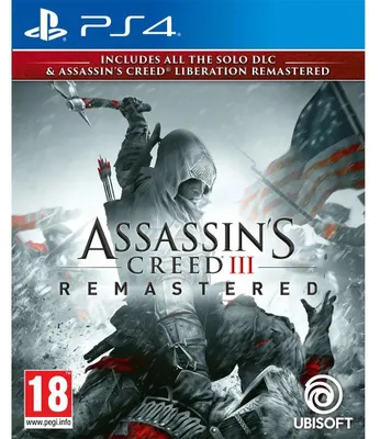 Produktbild von Ubisoft Assassin's Creed III Remastered, PlayStation 4, Multiplayer-Modus, M (Reif), Physische Medien