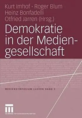 Produktbild von Demokratie in der Mediengesellschaft