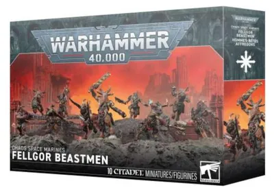 Produktbild von Warhammer 40.000 Chaos S/M Finstergor Tiermenschen