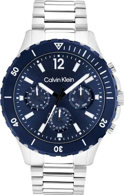Produktbild von Calvin Klein 25200115 Herren-Armbanduhr, Edelstahl-Gehäuse, Metall-Armband