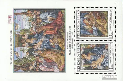 Produktbild von Briefmarken Tschechoslowakei 1989 Mi Block92 (kompl.Ausg.) postfrisch Kunst