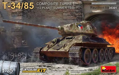 Produktbild von MiniArt 1:35 T-34/85 Comp.Turm 112 Som.1944 Int.