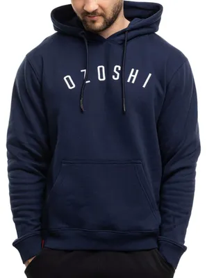 Image de Ozoshi - Sweat à capuche « Brazos » pour homme PP9819 (L) (bleu marine foncé)