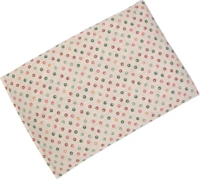 Produktbild von Bio-Bio Körnerkissen 30 x 20 cm, Bio Füllung & Bio Stoff "Punkte" - Körner Wärmekissen für Mikrowelle und Backofen - 30x20cm, Bio-Weizen-Roggen 800g