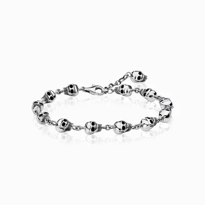 Image de Thomas Sabo - A1698-637-21-L19v - Bracelet - Unie - Argent 925 noirci - 16-19 cm