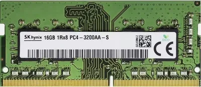 Zdjęcie produktu dla SK Hynix 16GB SODIMM DDR4 3200 PC4 1Rx16 HMA82GS6CJR8N-XN Pamięć RAM do laptopa